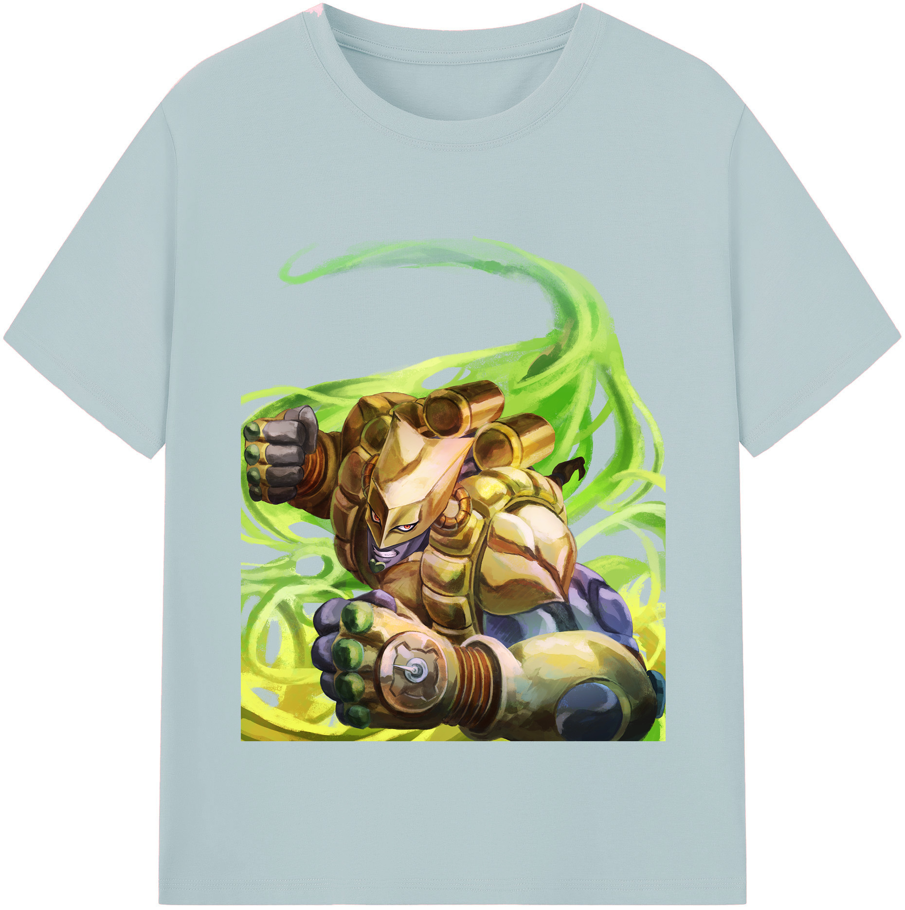（画像用） ジョジョの奇妙な冒険 ディオ?ブランドー JoJo's Bizarre Adventure Dio Brando 綿100％半袖Tシャツ（フロントプリント）